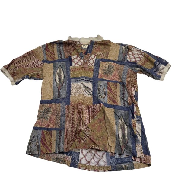 Tori Richard Mens L 100% Cotton Hawaiian Aloha Shirt - Picture 1 of 4